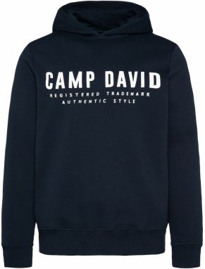 CAMP DAVID Mikina  tmavomodrá / biela