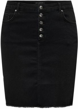 ONLY Carmakoma Sukňa 'CARHUSH'  čierny denim