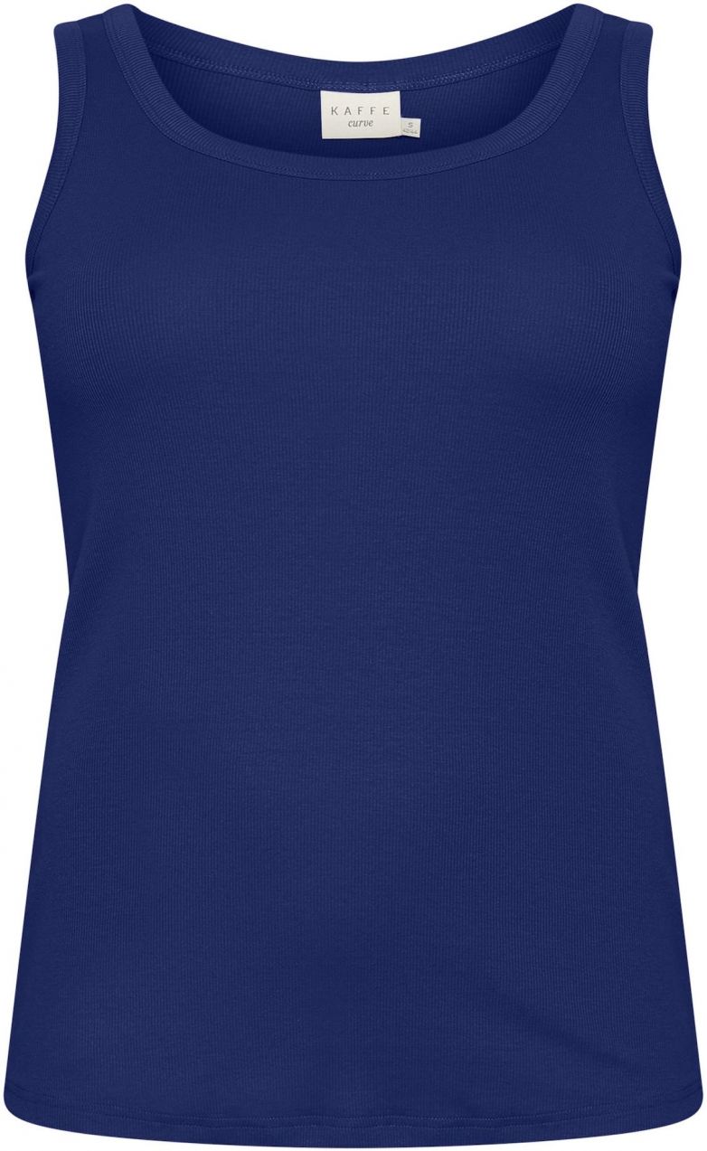 KAFFE CURVE Top 'Carina'  tmavomodrá
