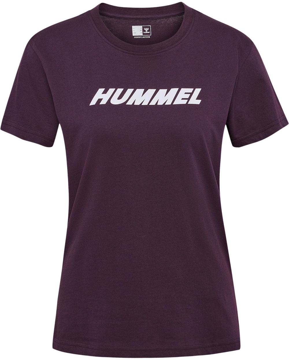 Hummel Funkčné tričko 'Elemental'  slivková / biela