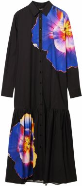 Desigual Košeľové šaty 'M. Christian Lacroix'  zmiešané farby / čierna