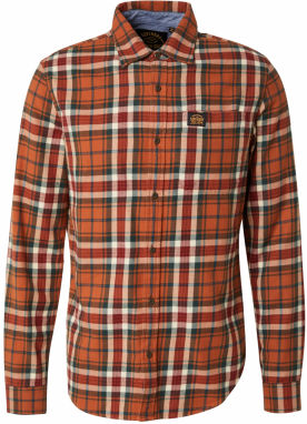 Superdry Košeľa  námornícka modrá / oranžová / červená / biela