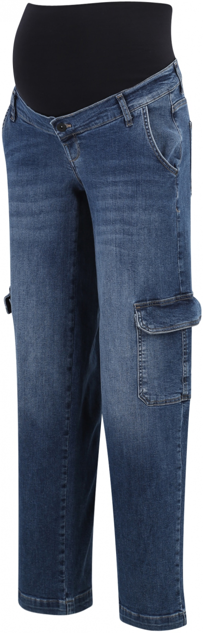 LOVE2WAIT Rifľové kapsáče  modrá denim