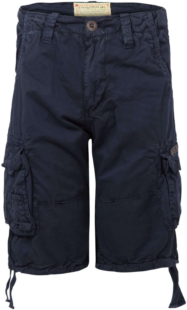 ALPHA INDUSTRIES Nohavice 'Jet'  námornícka modrá