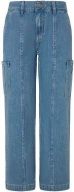 Pepe Jeans Rifľové kapsáče  modrá denim