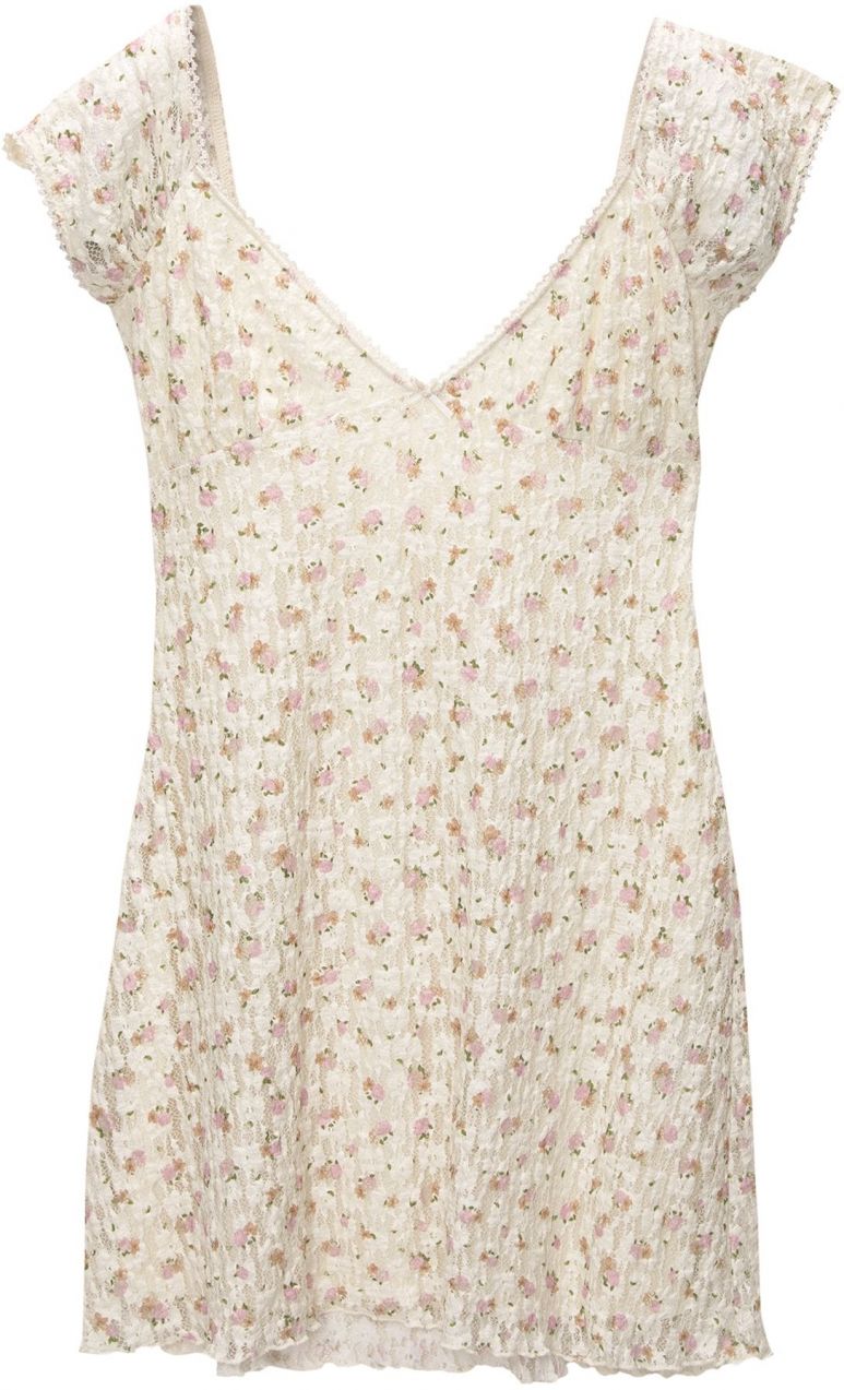 Pull&Bear Letné šaty  svetlobéžová / svetloružová