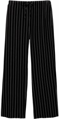 Pull&Bear Nohavice  čierna / biela