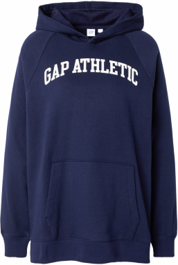 GAP Mikina 'ATHLETIC'  námornícka modrá / biela