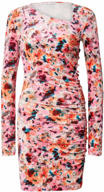 PATRIZIA PEPE Šaty  petrolejová / koralová / lososová / bordová