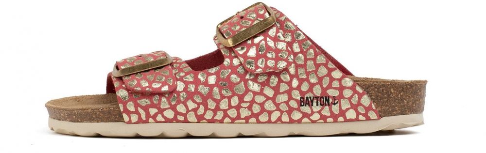 Bayton Sandále 'Atlas'  zlatá / koralová / čierna