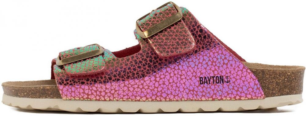 Bayton Sandále 'Atlas'  zelená / ružová / červená