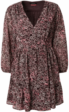 SCOTCH & SODA Šaty  ružová / malinová / biela
