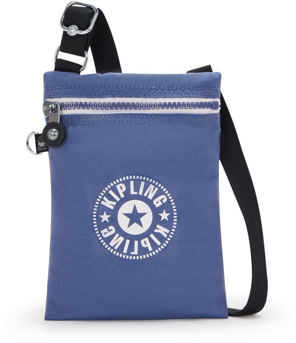 KIPLING Taška cez rameno 'AFIA LITE'  modrá / biela