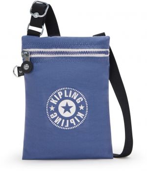 KIPLING Taška cez rameno 'AFIA LITE'  modrá / biela