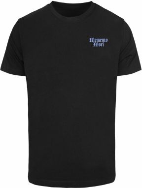 Mister Tee Tričko 'Memento Mori'  modrá / čierna / biela