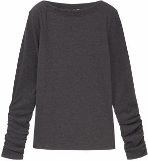TOM TAILOR DENIM Tričko  tmavosivá