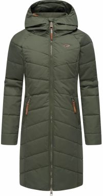 Ragwear Funkčný kabát 'Dizzie'  hnedá / tmavozelená