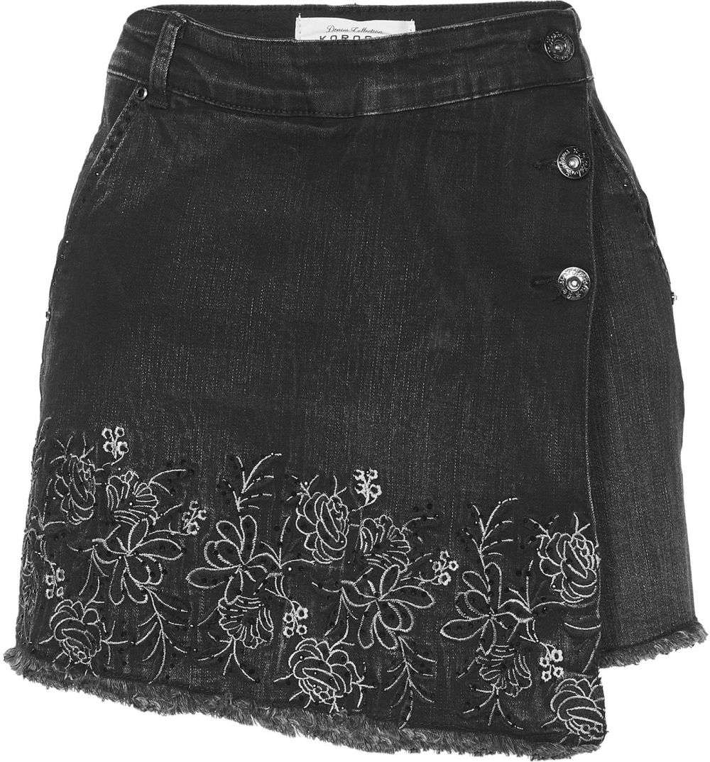 KOROSHI Sukňa  čierna