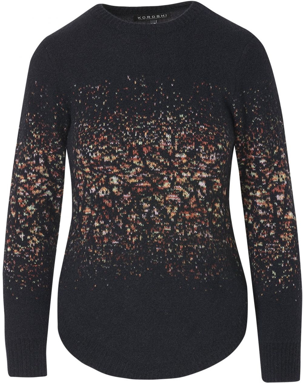 KOROSHI Sveter  námornícka modrá / žltá / ružová