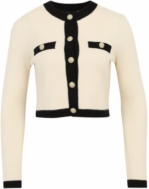 Vero Moda Petite Kardigán 'VMSABA'  krémová / čierna