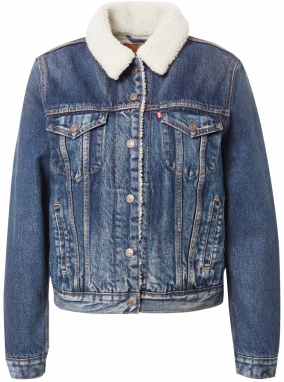 LEVI'S ® Prechodná bunda 'Original'  tmavomodrá / biela ako vlna