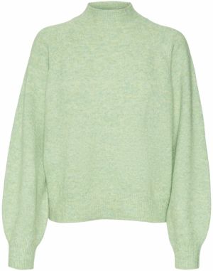 VERO MODA Sveter 'VMLeaf'  pastelovo zelená