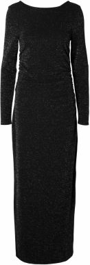 SELECTED FEMME Večerné šaty 'SLFMarwa'  čierna melírovaná