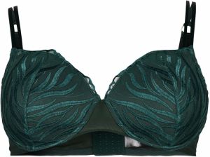 Devoted by Zizzi Podprsenka 'LILO'  tmavozelená