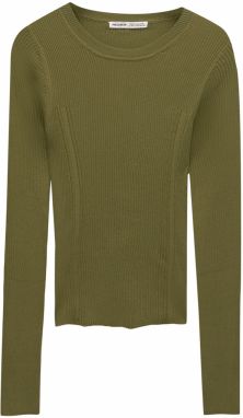Pull&Bear Sveter  olivová