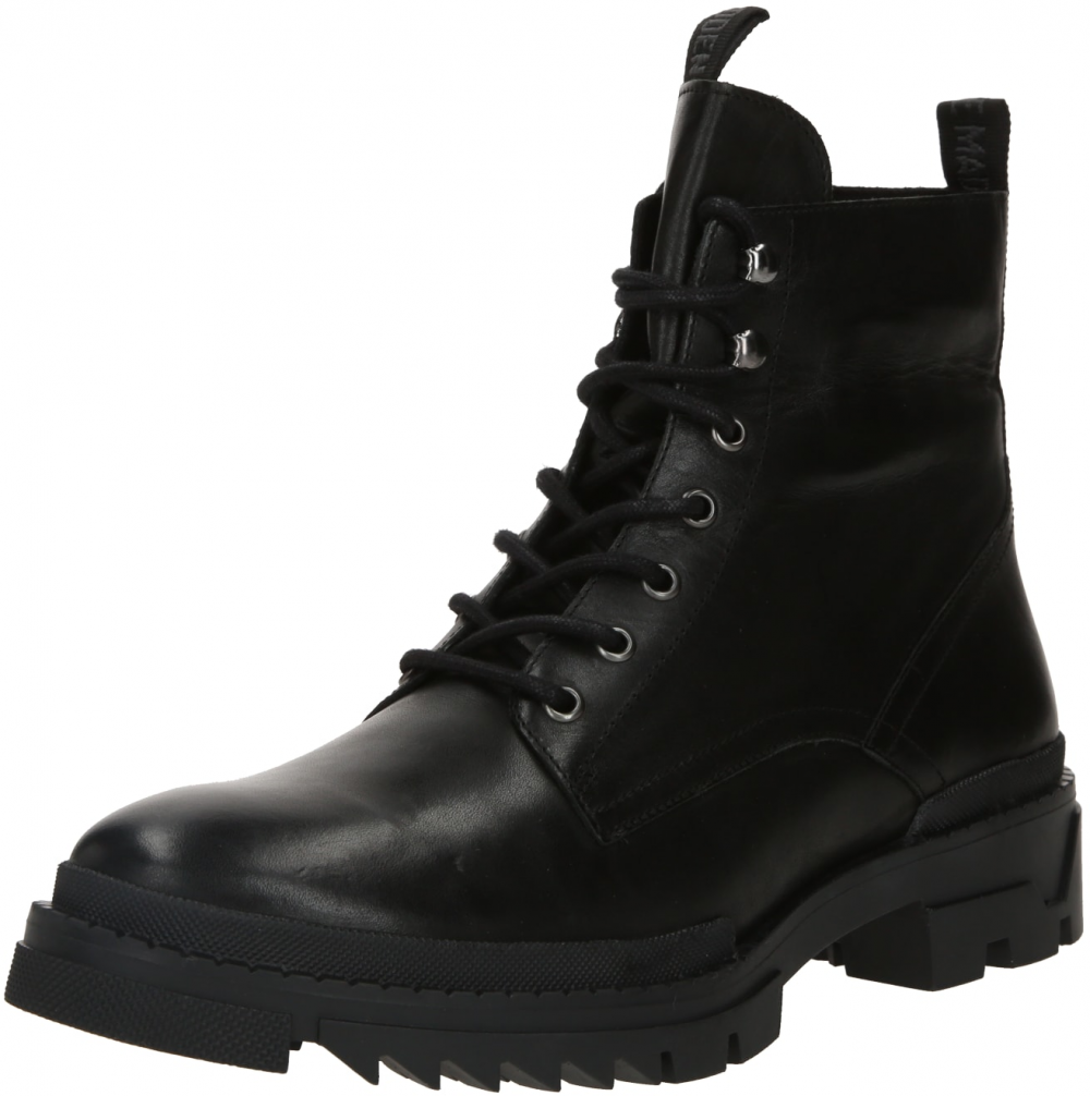 STEVE MADDEN Šnurovacie čižmy 'Qaiza'  čierna