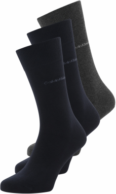 Calvin Klein Underwear Ponožky  námornícka modrá / modrosivá / sivá / tmavosivá