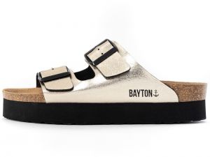 Bayton Šľapky 'Japet'  zlatá / čierna