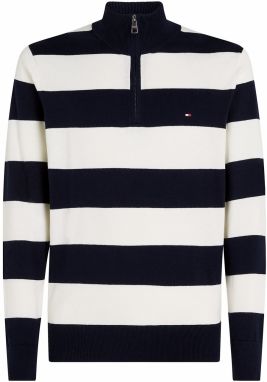 TOMMY HILFIGER Sveter  čierna / biela
