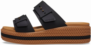 Crocs Šľapky 'Brooklyn'  hnedá / čierna
