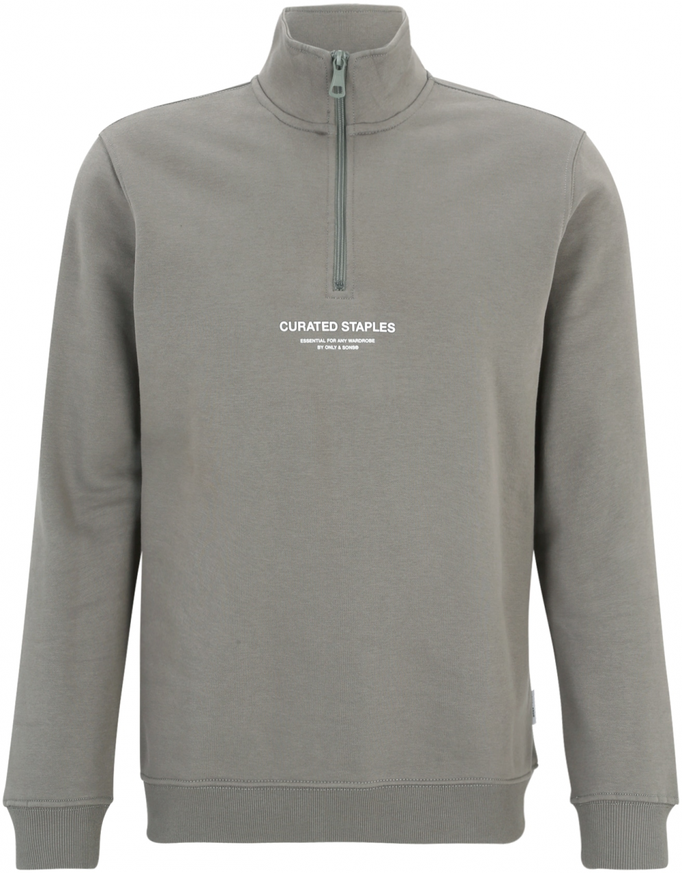 Only & Sons Mikina 'ONSCURATED'  zelená / biela