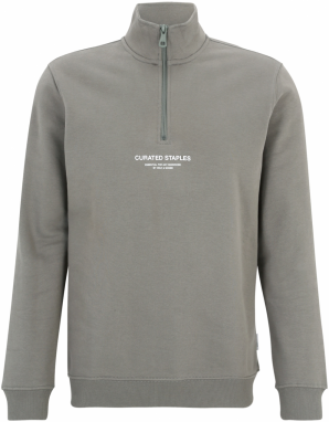 Only & Sons Mikina 'ONSCURATED'  zelená / biela