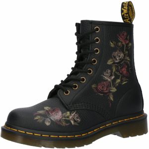 Dr. Martens Šnurovacie členkové čižmy '1460'  tmavošedá / zelená / vínovo červená / čierna
