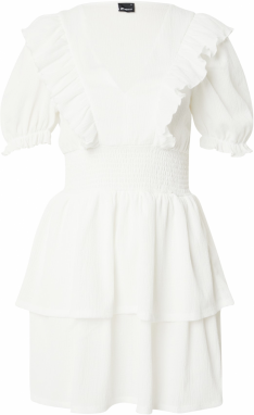 Gina Tricot Šaty  šedobiela