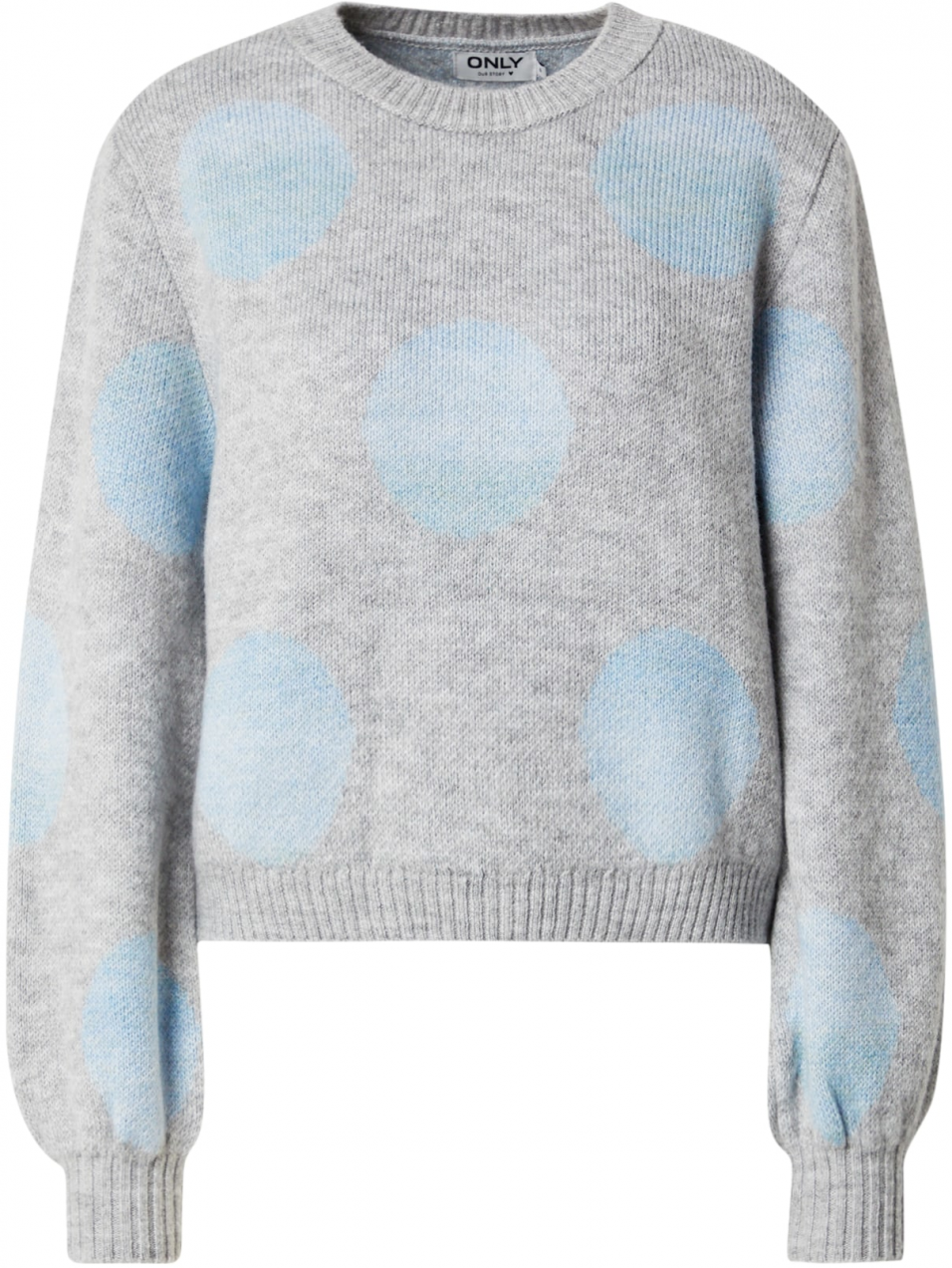 ONLY Sveter 'ONLAIDA'  svetlomodrá / svetlosivá