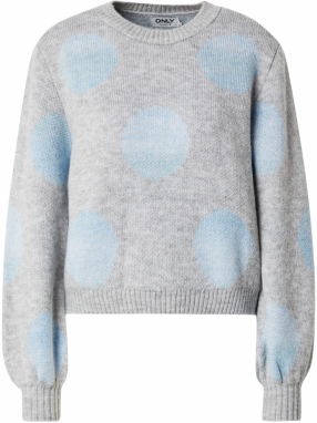 ONLY Sveter 'ONLAIDA'  svetlomodrá / svetlosivá