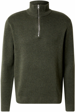 JACK & JONES Sveter 'JPRBLAMILANO'  zelená melírovaná