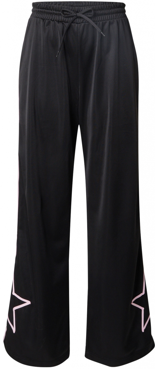 Monki Nohavice  ružová / čierna