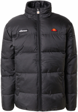 ELLESSE Prechodná bunda 'Caloroso'  tmavooranžová / červená / čierna / biela