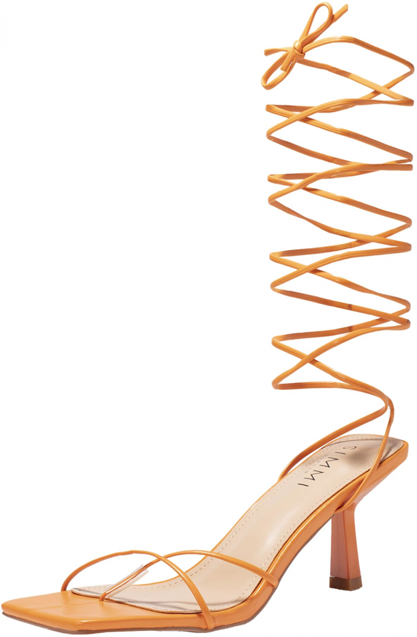 Simmi London Žabky 'JONIE'  oranžová