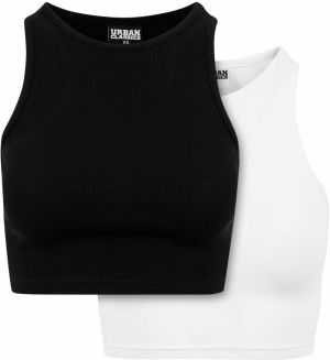 Urban Classics Tričko  čierna / biela