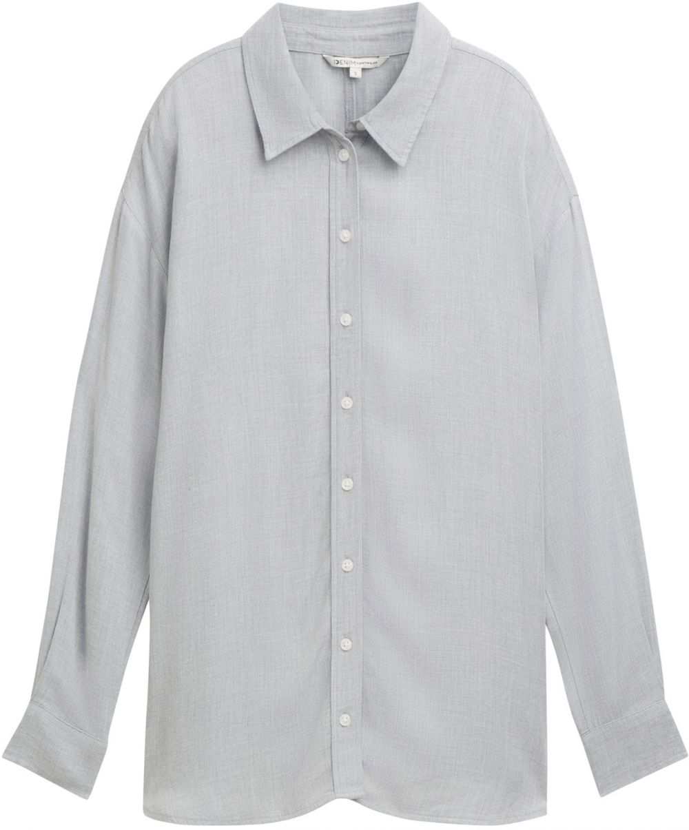 TOM TAILOR DENIM Blúzka  svetlosivá