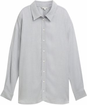 TOM TAILOR DENIM Blúzka  svetlosivá