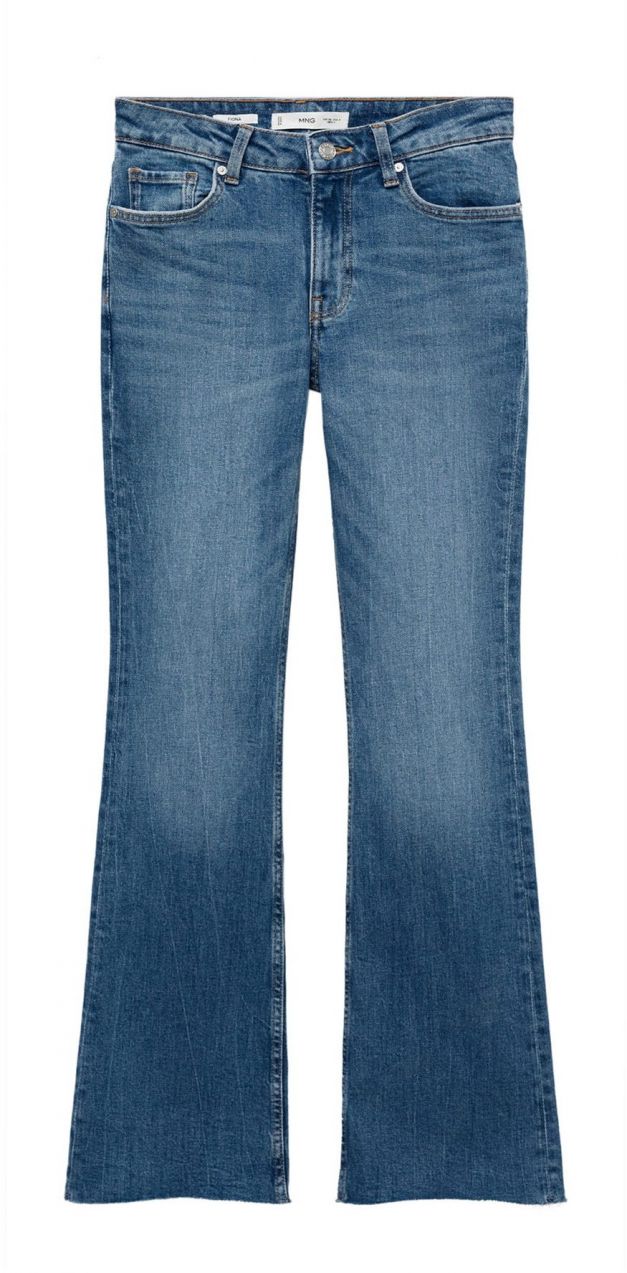 MANGO Džínsy 'FIONA'  modrá denim