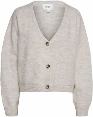 VERO MODA Kardigán 'VMGemma'  sivá melírovaná