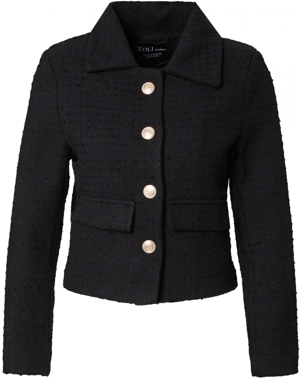 Happiness İstanbul Prechodná bunda  čierna